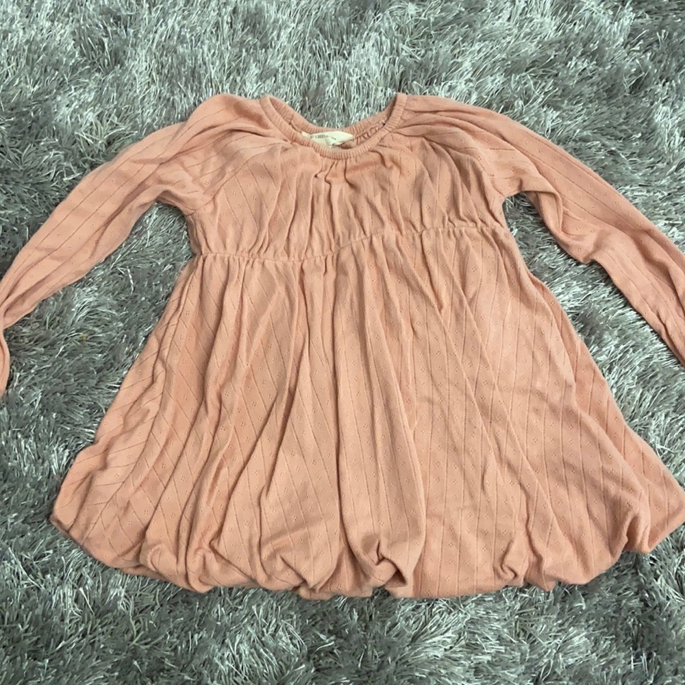 Burts bees pink dress. Size 18months